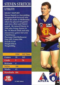 1995 Select AFL #198 Steven Stretch Back